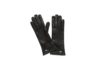 OUR LEGACY Women's Her Gloves "Black Leather"