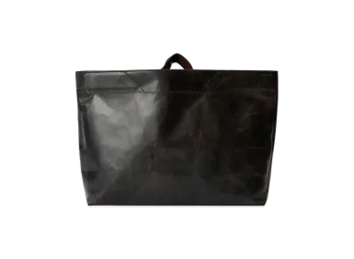 OUR LEGACY Women's Oblong Tote "Worn Black Leather"