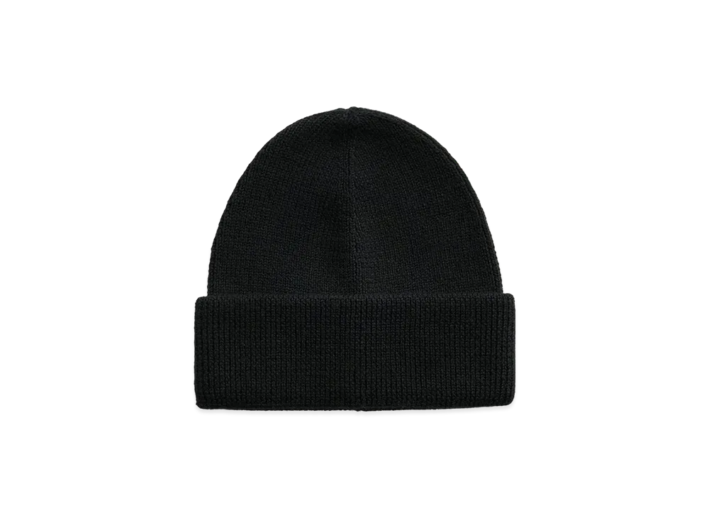 OUR LEGACY Women's Knit Hat "Black Rustic Merino"