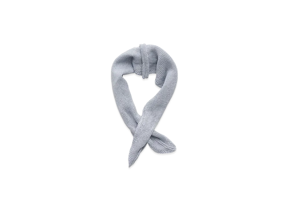 OUR LEGACY Women's Miniature Scarf "Powder Blue Cyclone Linen"