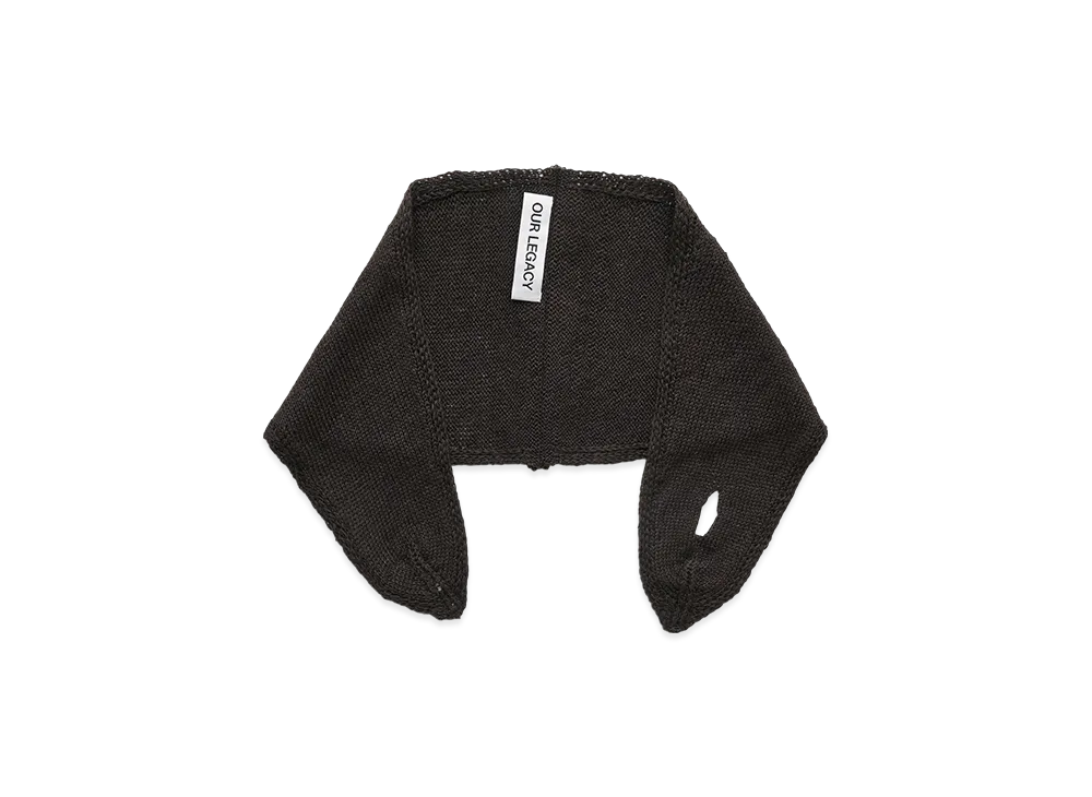 OUR LEGACY Women's Miniature Scarf "Nori Green Cyclone Linen"