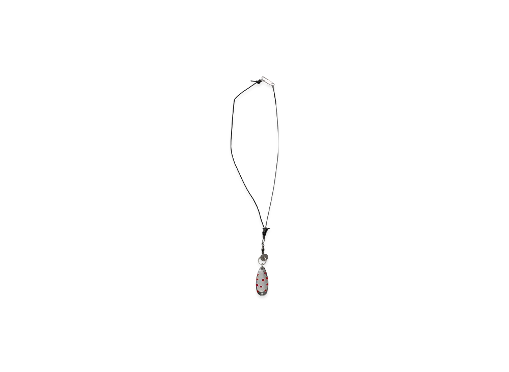 OUR LEGACY Women's Angler Necklace "Spotted Red"