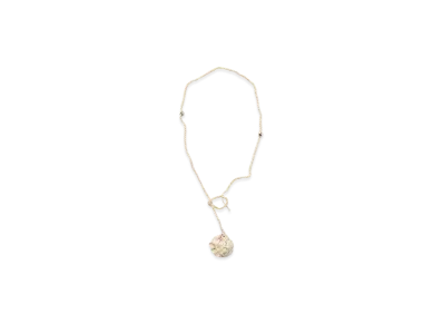 OUR LEGACY Women's Crochet Catch Necklace "Fly Shell"