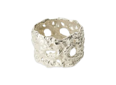 OUR LEGACY Women's Abstract Lace Ring "Sterling Silver"