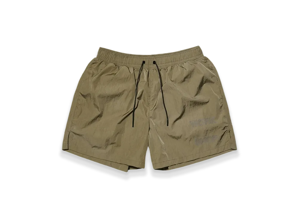 OUR LEGACY Work Shop Nylon Taffeta Running Shorts "Olive"