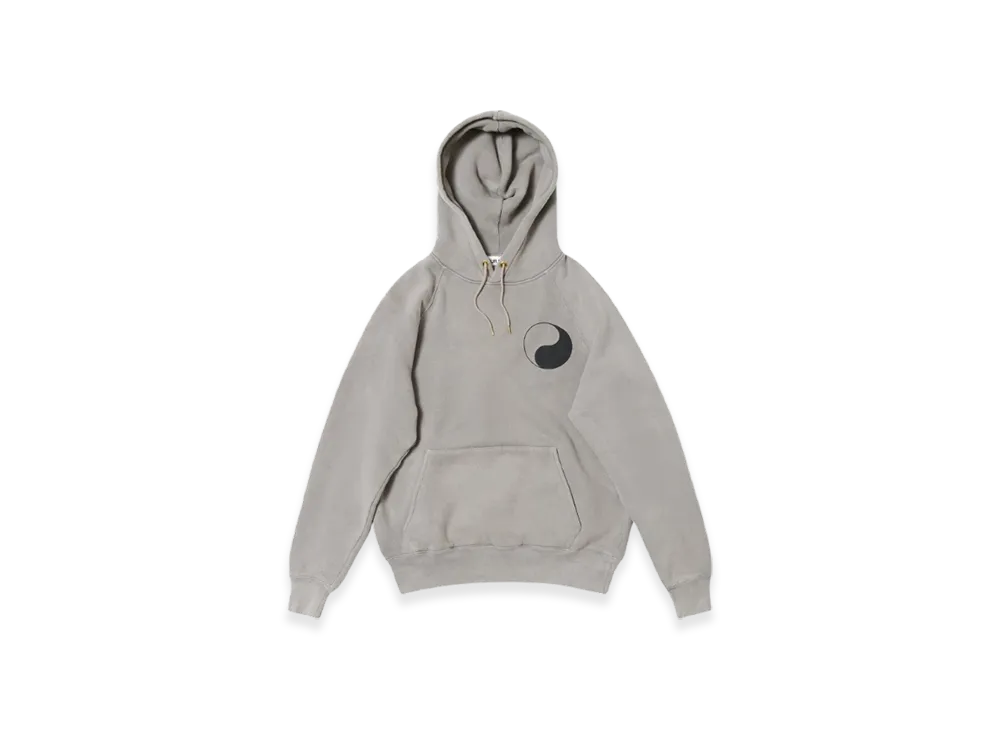 OUR LEGACY Work Shop Hood Yin Yang Print "Overdyed Carbon"