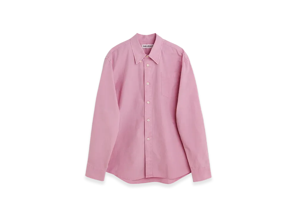 OUR LEGACY Beyond BD Shirt "Duchess Pink Organic Poplin"