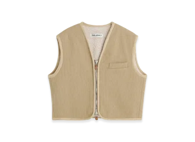 OUR LEGACY Top Vest "Sand Dune Jumbo Bedford"