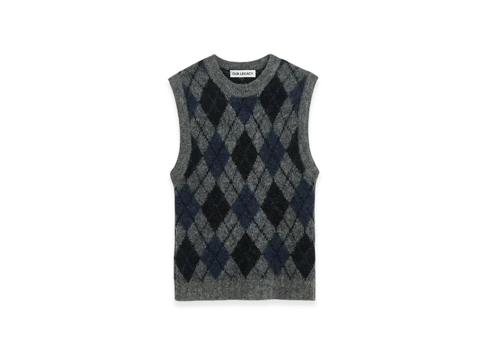 OUR LEGACY Formal Vest "Soft Duke Argyle"
