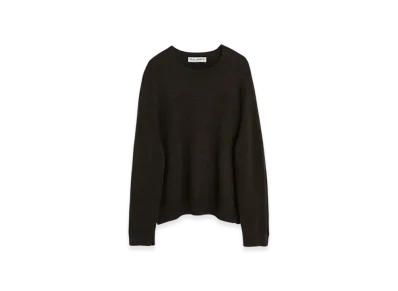 OUR LEGACY True Roundneck "University Brown Rustic Merino"