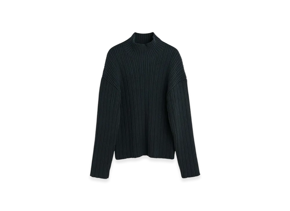 OUR LEGACY Funnel Neck "Phantom Quotidian Wool"