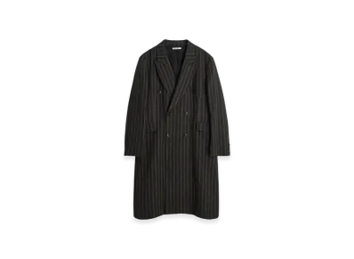 OUR LEGACY Whale Coat Cotton Stripe "Brown"