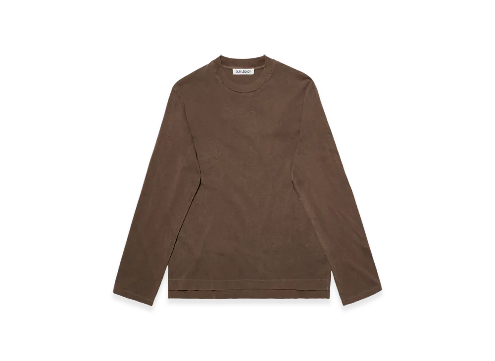 OUR LEGACY Box L/S T-Shirt "Overdyed Earth Festival Print"