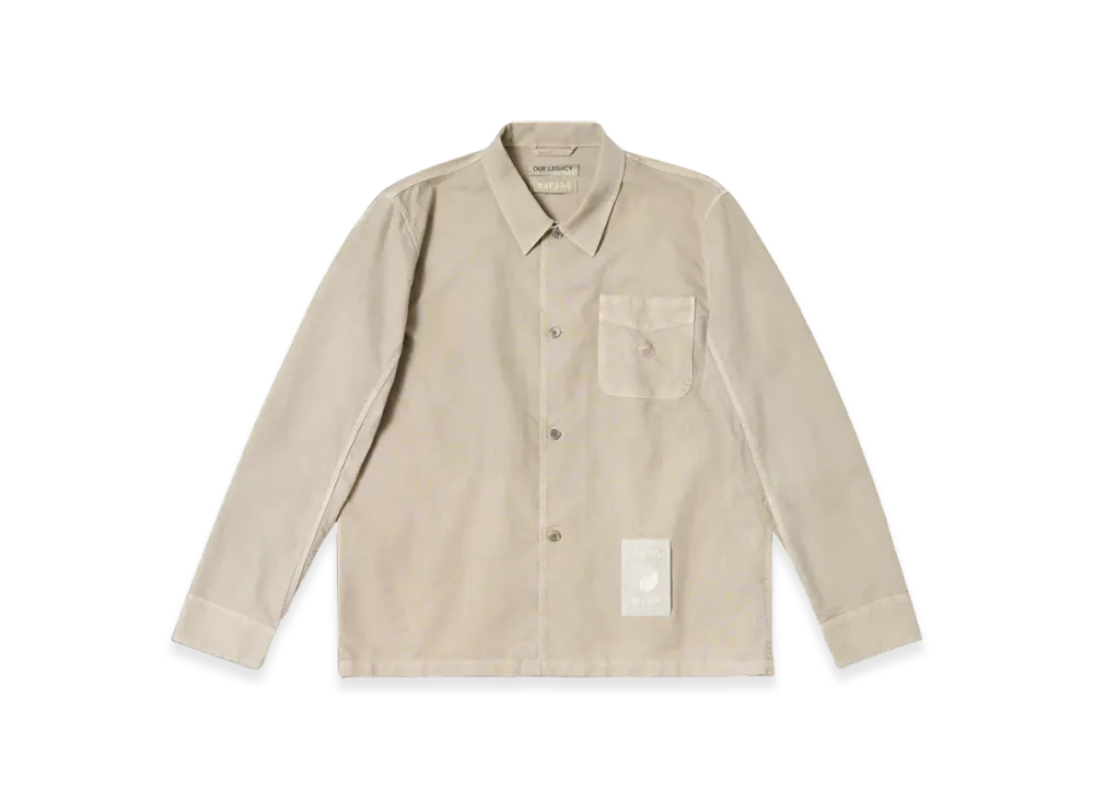 OUR LEGACY Box Shirt "Overdyed Sand"