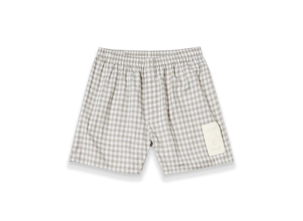 OUR LEGACY Boxer Short "Royal Grey Check"