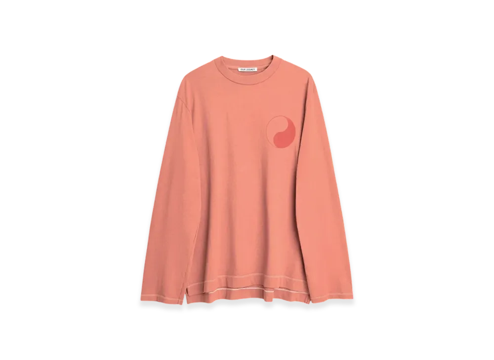 OUR LEGACY Work Shop Box Long Sleeve T-Shirt "Cafe Creme"