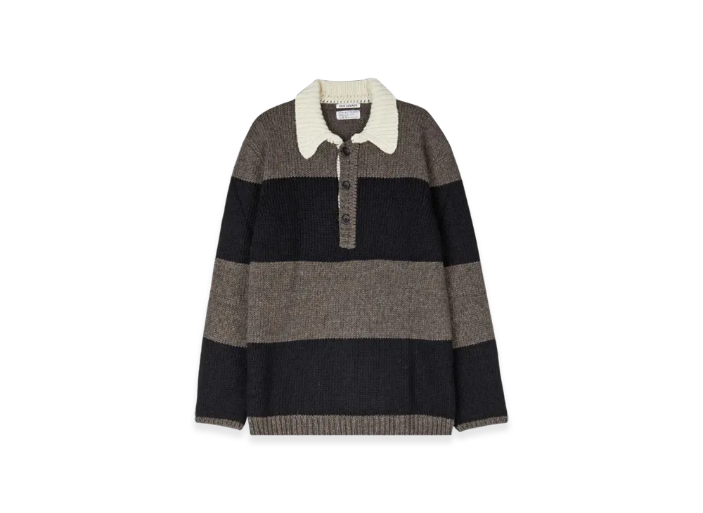 OUR LEGACY Big Piquet Acrylic "Rugby Stripe"