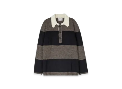 OUR LEGACY Big Piquet Acrylic "Rugby Stripe"