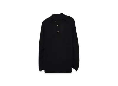OUR LEGACY Big Piquet Fuzzy Alpaca "Black"