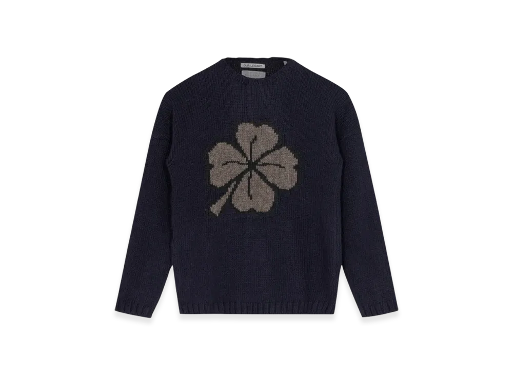 OUR LEGACY Popover Roundneck "Lucky Clover"