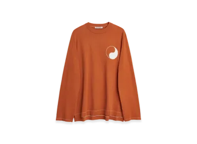 OUR LEGACY Work Shop Box Long Sleeve T-Shirt "Terracotta"