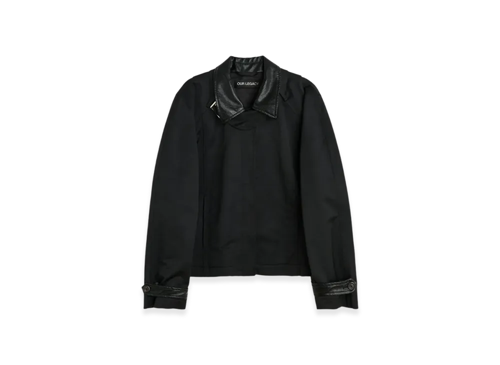 OUR LEGACY Women's Cockpit Blouson "Black Aero Nylon"