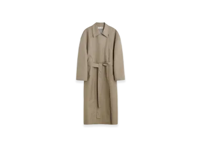 OUR LEGACY Women's Court Coat "Doubleganger Beige Mel Nylon"