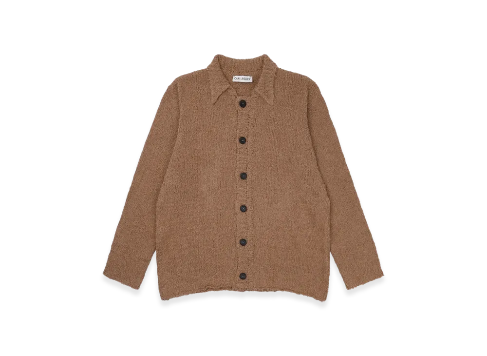 OUR LEGACY Big Cardigan Cloudy Cotton "Caramel"