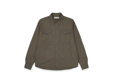 OUR LEGACY Military Base Shirt Cotton Ripstop "Army Green"