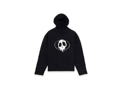OUR LEGACY Loose Hoodie Maverick Skull Print "Black"