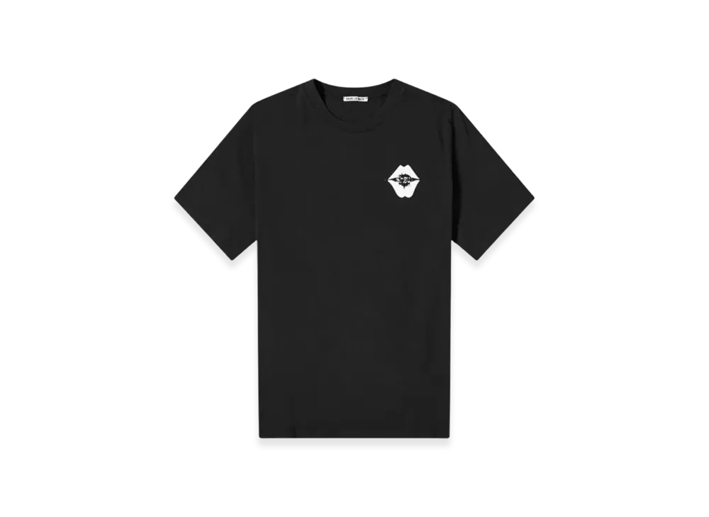 OUR LEGACY Box T-Shirt Air Kiss Print "Black"