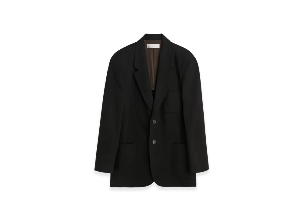 OUR LEGACY Embrace Blazer "Draping Black Canvas"