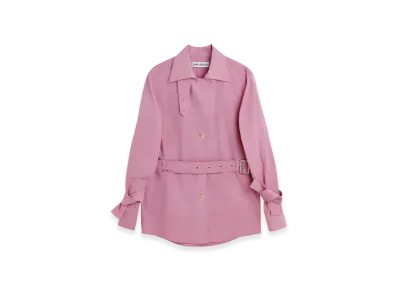 OUR LEGACY Women's Trench Shirt "Duchess Pink Organic Poplin"