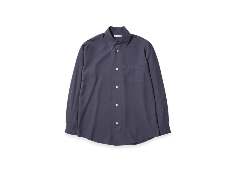 OUR LEGACY Initial Shirt Fine Silk "Vintage Blue"