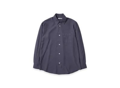 OUR LEGACY Initial Shirt Fine Silk "Vintage Blue"