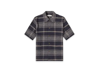 OUR LEGACY Elder Short Sleeve Shirt "Navy Summer Plaid"