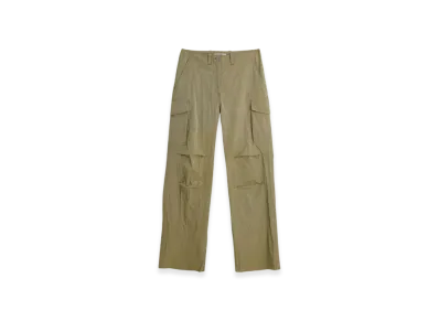 OUR LEGACY Women's Parachute Trousers High Twist Solaro "Army Green"