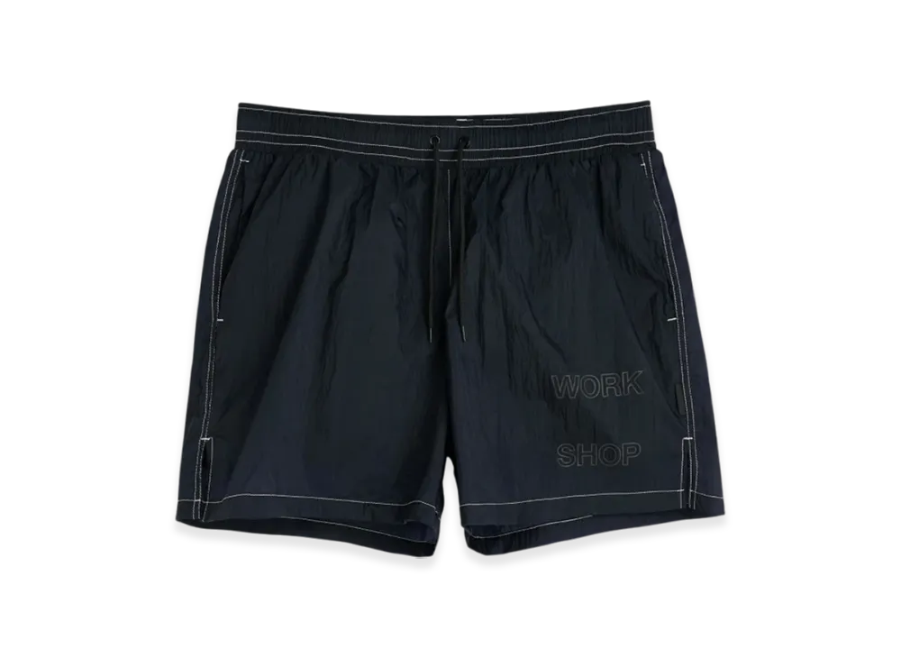 OUR LEGACY Work Shop Running Shorts Tech "Navy"