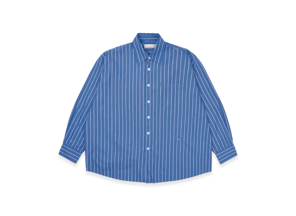 OUR LEGACY Classic Stripe Borrowed Shirt "Blue White"