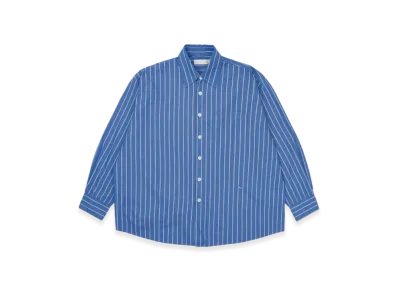 OUR LEGACY Classic Stripe Borrowed Shirt "Blue White"
