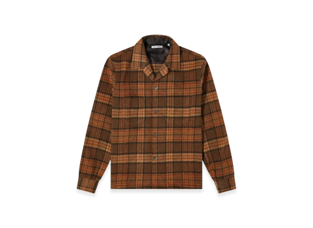 OUR LEGACY Heusen Shirt "Fox Brown Check"