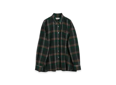 OUR LEGACY Borrowed BD Shirt "Green Pub Check"