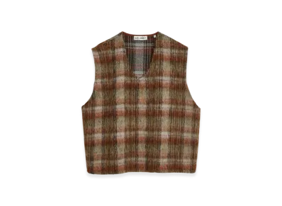 OUR LEGACY Double Lock Vest Mohair "Ament Check"