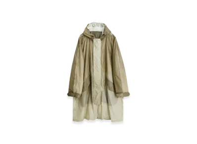 OUR LEGACY Cloak Parka "Olive Rubber Film"