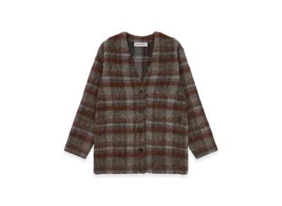 OUR LEGACY Women's Mid Line Cardigan Mohair "Ament Check"