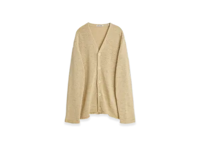 OUR LEGACY Faux Cord Knitted Cardigan "Beige"