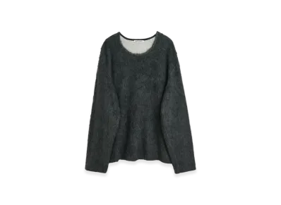 OUR LEGACY Double Lock U Neck Alpaca Ash Grey "Ash Grey Alpaca"