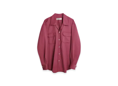 OUR LEGACY Poco Shirt "Pink Fluid Wool"