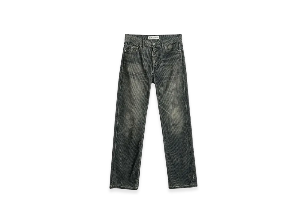 OUR LEGACY Women's Linear Cut Corduroy "Digital Dark Aurora"