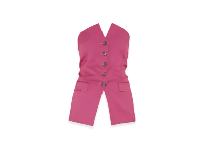 OUR LEGACY Women's Blazer Top Fluid Wool "Pink"